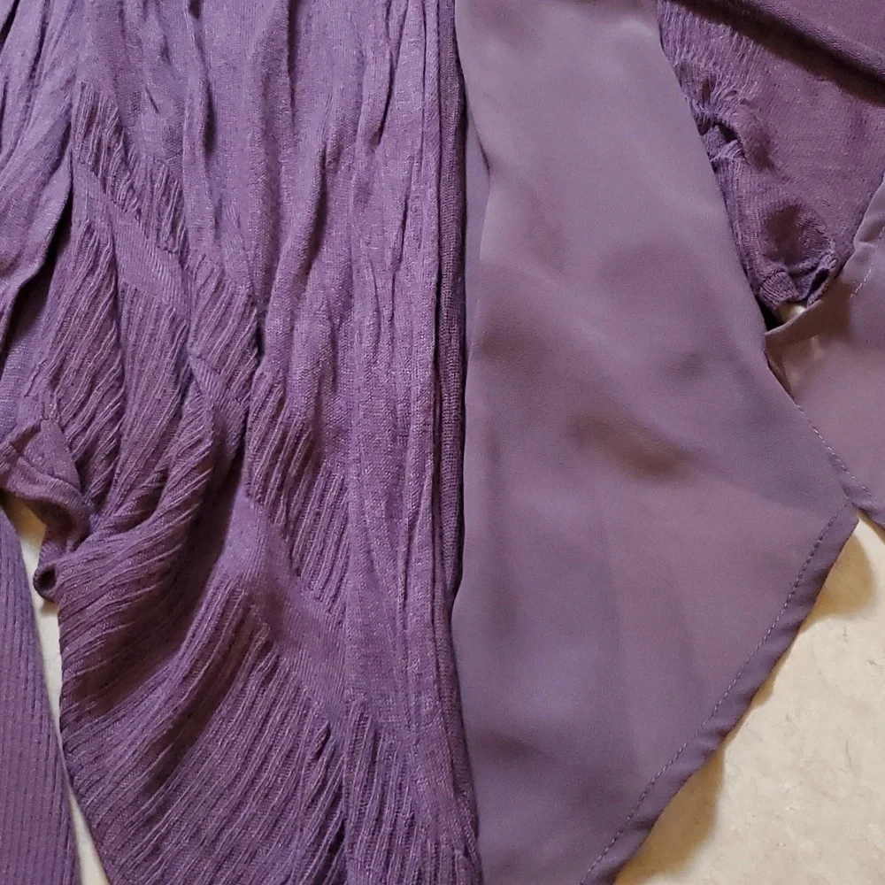 Simply Vera Vera Wang women's open front cardigan.  Size large. - Picture 7 of 10
